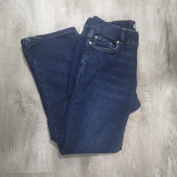 Wind River Curvy Ladies Lined Medium Wash Bootcut Slight Flare Jeans - Picture 8 of 14